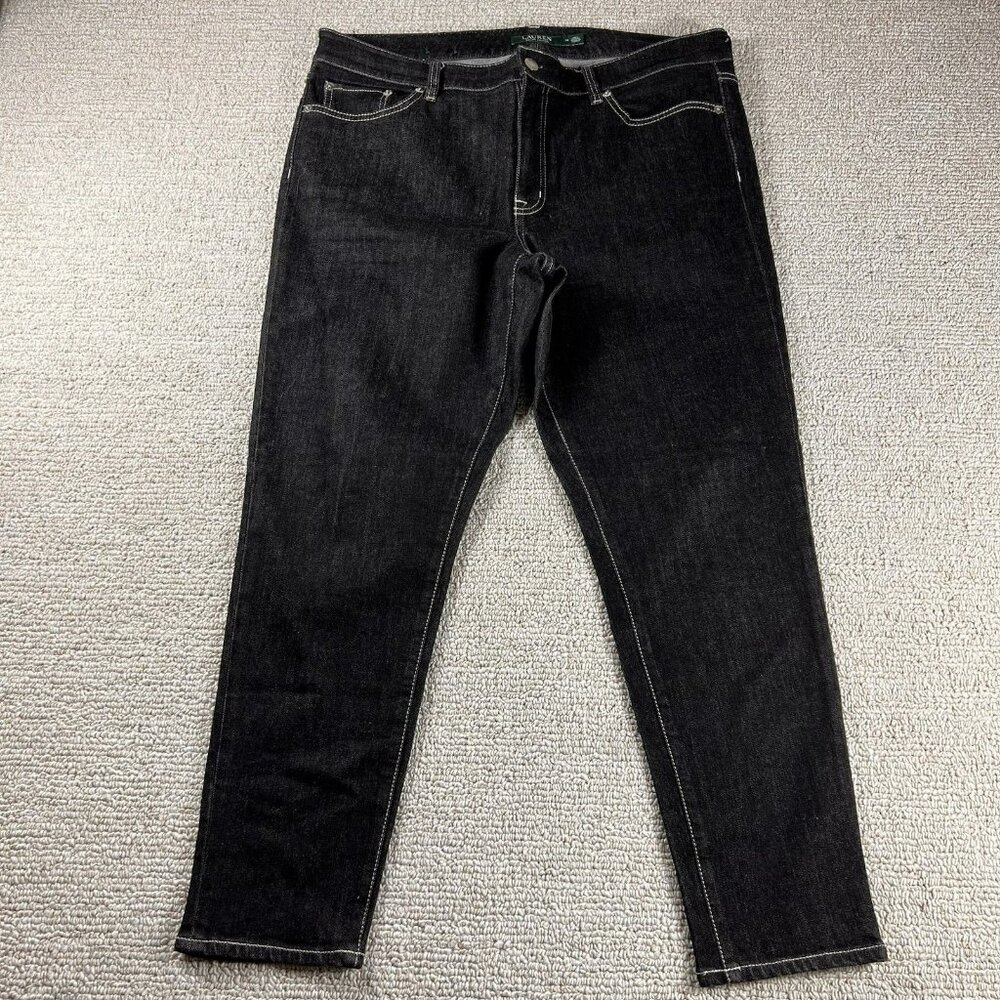 Lauren Ralph Lauren Denim Jeans Black Women’s Size 14